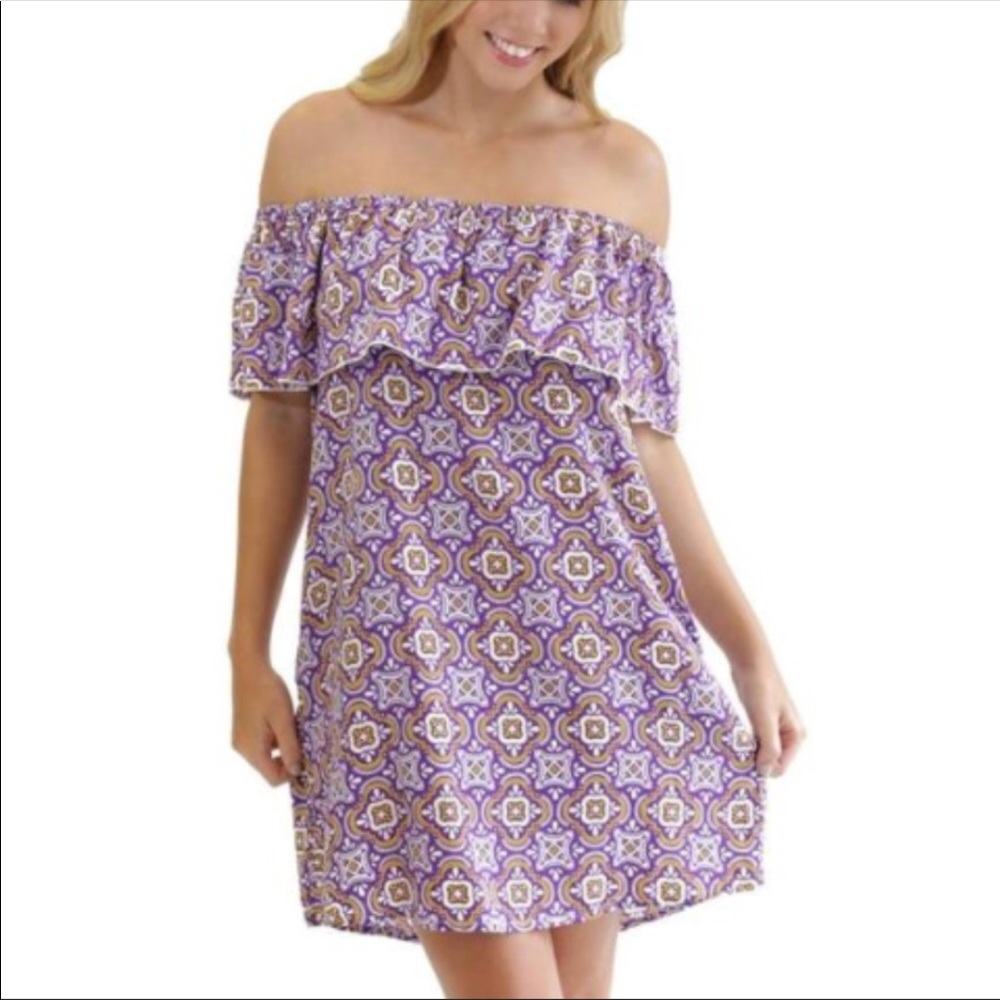 Off the shoulder dress